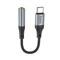 Hoco LS36 USB Type C to 3.5mm Female Headphone AUX Audio Converter DAC Chip For Google Pixel 4 3 2 XL Samsung Galaxy S20/Ultra, S20+,S10, Huawei P40, Pro, P30, Oneplus 8,8 Pro,8T,7,7 Pro,7T, Pro.