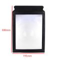 Page Glass Reading Lens Book A4 Lenses Magnifier Large Sheet Magnifying Glass 3X.