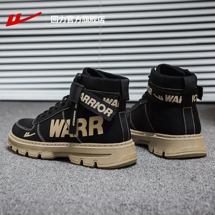 Warrior%20Official%20Flagship%20Store%20Men's%20Shoes%20Autumn%20New%20High-Top%20Fashion%20Worker%20Boot%20Trendy%20British-Style%20All-Matching%20Men's%20Boots%20-%20Image%203