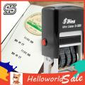【Fashion】HelloWorld Date Stamp Office School Self Inking Stamp.