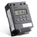 30A Load 7 Days Programmable Digital TIMER SWITCH Relay Control 220V Timer Black.