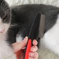 COLO Pet Grooming Comb Teeth Falling Off Hair Flea Tick Removal Brush Dog Cat Supplies.