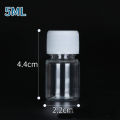 Small Plastic Transparent Bottle Sealed Liquid Sub-bottle.
