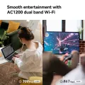 Imou HR12F AC1200 Dual Band Smart Wi-Fi Router - 5dBi 4x High Gain Antennas - 867Mbps at 5GHz and 300Mbps at 2.4GHz.. 