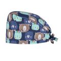 Surgical Cap Printed Nurse's Cap Cotton Dust Cap Long Hair Cap Doctor's Cap Surgical Cap Anesthesia.