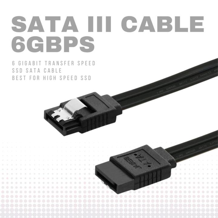 6GBPS SATA III SATA CABLE (2pis)