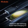 Mcdodo CH-4860 45W 3-Port Fast Charger EU Plug Three Output Ports 2 USB‑C and 1 USB‑A Port Wall Charger - Gearjet. 