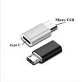 Type C to Micro USB Converter - A Versatile Adapter Featuring a Type C Female to Micro USB Male Connector.