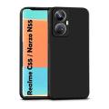 For Realme Narzo N55 Phone Case Thin Soft Luxury Square Liquid Silicone Phone Case Back Cover.