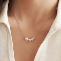 2023 New Fashion Four Pearl Choker Necklaces Girl Summer Luxury Baroque Pearl Pendant Clavicle Chain For Women Jewelry Gifts. 