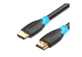 Vention Flat 15M 1-Year warranty (Black 4k, Ultral High Speed Male to Male HDMI) HDMI Cable. 