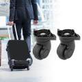 2 Pieces Universal Luggage Wheel Wear Resistant Replacement Travel Plug in. 