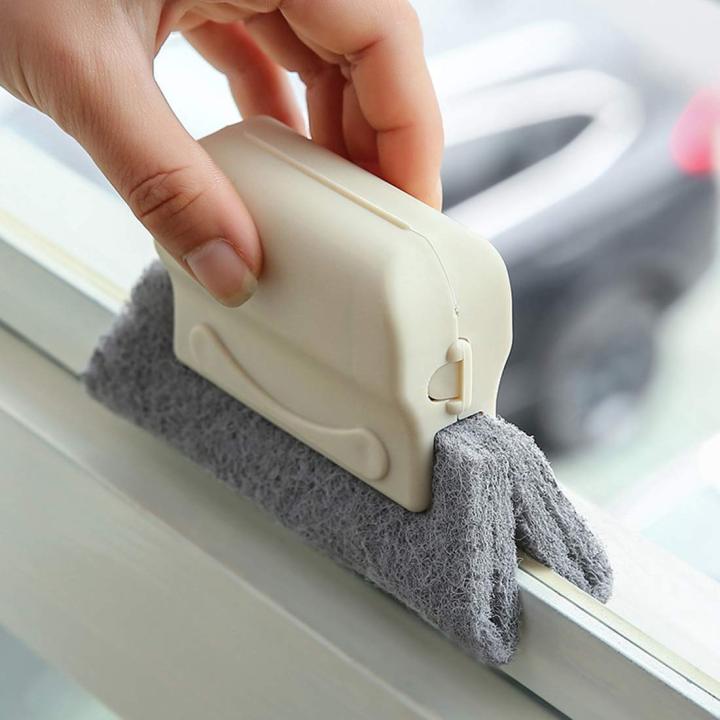 Creative Magical Window Cleaning Brush Window Door Groove Cleaning Cloth Window Slot Cleaning Brush
