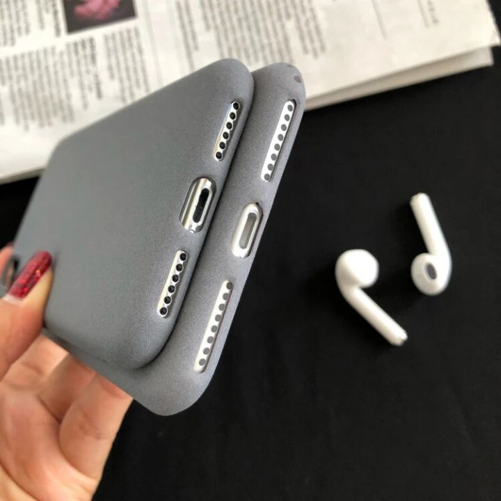 Gray%20color%20Matte%20Phone%20Case%20For%20iphone%2011%20Pro%20XS%20Max%20XR%20X%208%207%206S%206%20Plus%20SE%202020%2012%20mini%2012%20Pro%20Max%20Soft%20TPU%20Back%20Cover%20-%20Image%204