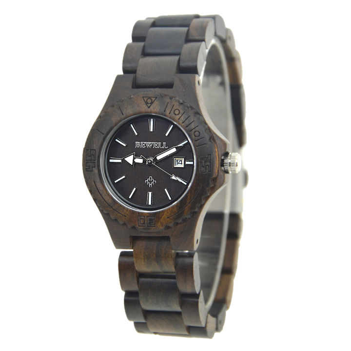 BEWELL%20Fashion%20Gifts%20Women's%20Wooden%20Watch%20Luminous%20Calendar%20Quartz%20Student%20Watch%20Factory%20Direct%20Stock%20-%20Image%204