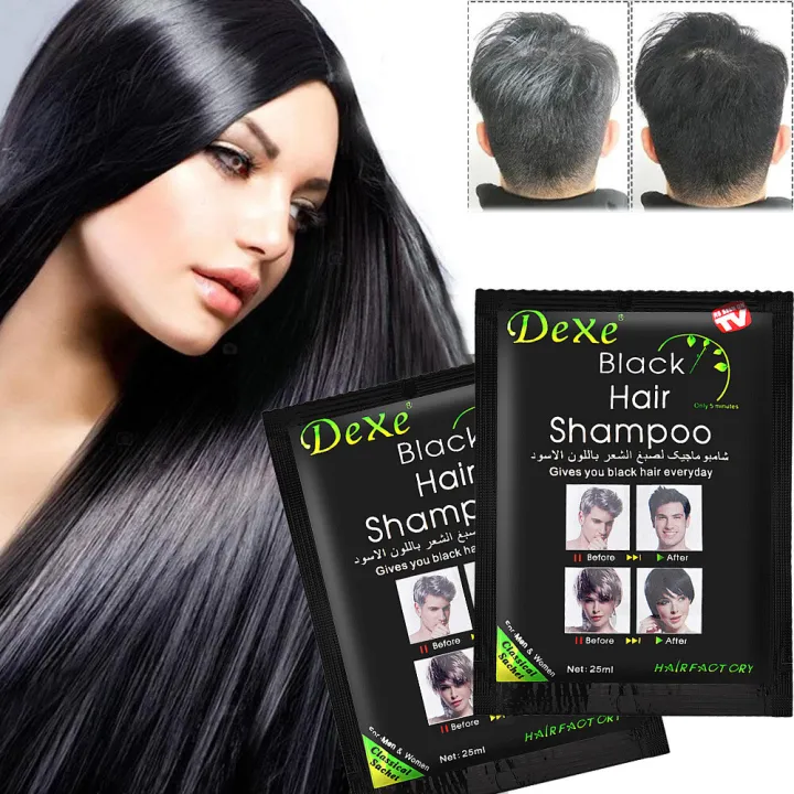 10PCS%20DEXE%20Black%20Hair%20Dye%20Shampoo%20Permanent%20Instant%205-Min%20Hair%20Color%20Dye%20Natural%20-%20Image%208