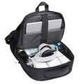 Bange BG-1922 16 inch Men Oxford Fabric Waterproof Backpack with USB Port(Black). 