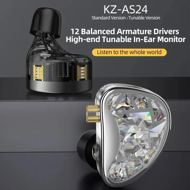 KZ%20AS24%2024BA%20Units%20HIFI%20In%20Ear%20Monitor%2012%20Balanced%20Armature%20Earphones%20Noise%20Cancelling%20Earbuds%20DJ%20Sport%20Headset%20ZAX%20AST%20ZSX%20ZAR%20-%20Image%204