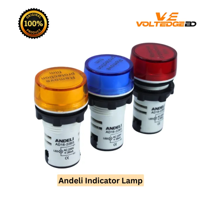 Andeli Indicator Lamp – AC 220V | LED Signal Light | High Brightness ...