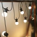 8M/13M G50 LED milky white ball light warm garland string light, suitable for outdoor decoration of wedding garden party--13M 20Bulbs--220V.
