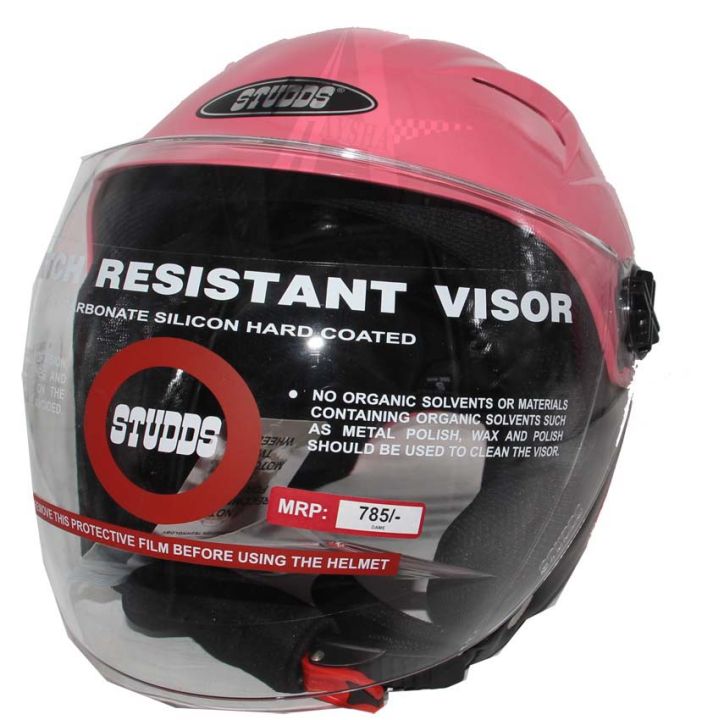 Studds%20Dame%20Half%20Face%20Helmet%20(Pink,%20XS)%20For%20Women%20-%20Image%202