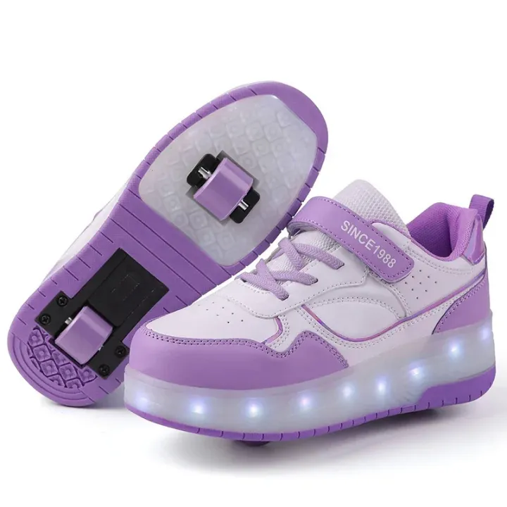 Roller%20Skate%20Shoes%20Boys%20Girls%20Kids%20Gift%202%20Wheels%20Sneakers%20Fashion%20Sports%20Casual%20Children%20Women%20Lighted%20Led%20Flashing%20Brand%20Boots%20-%20Image%209