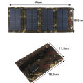 4-Fold 20W Foldable Solar Panel Portable Solar Panel Charger Two Colors USB 5v DC Full-time Power Supply Solar Panel Power Bank Taotai. 