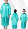 Children Rainwear Waterproof Hooded Rain Coat.