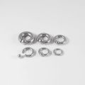 316 Stainless Steel Body Piercing Earrings Black Gold Color Spring Action Captive Bead Ring CBR 2G 4G 6G 8G 0G 00G Body Jewelry. 
