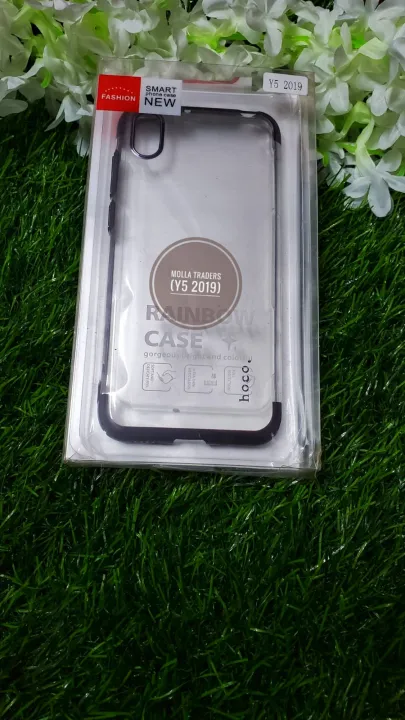 For%20Huawei%20Y5%20(2019)%20Hoco%20Back%20Cover%20-%20Transparent%20and%20Black%20-%20Image%202