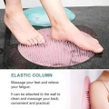 Bathroom Non-Slip Silicone Pad Household Bath Foot Pad Multifunctional Massage Mat Bath Back Massage Pad Cleaning Supplies Brush. 