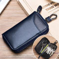Card Bag Small Key Organizer Mini Key Purse Men's Key Wallet Women's Key Pouch Leather Keychain.