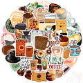 ❉ I Need More Coffee Series 02 Stickers ❉ 50Pcs/Set DIY Fashion Luggage Laptop Skateboard Doodle Decals Stickers. 