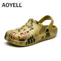 Summer Sandals For Men Crocs Casual Non-slip Sandals Korean Slippers Sale Men's Shoes - 319939457.