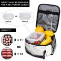 Rainbow Cloud Cute Unicorn Insulated Lunch Bag For Girl School Storage Food Box Portable Cooler Thermal Bento Box Outdoor.