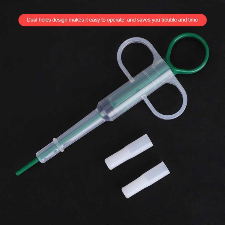 Pet Dog Cat Feeding Gun Piller Push Dispenser Medicine Water Syringe