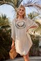 2022 Sunflower Bikini Cover Up Swimsuit Beach Dress Women 2021 Summer Bathing Suit Beachwear Shirt.