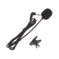 3.5mm Mono Plug Clip on Lavalier Lapel Mic Microphone for Amplifier. 