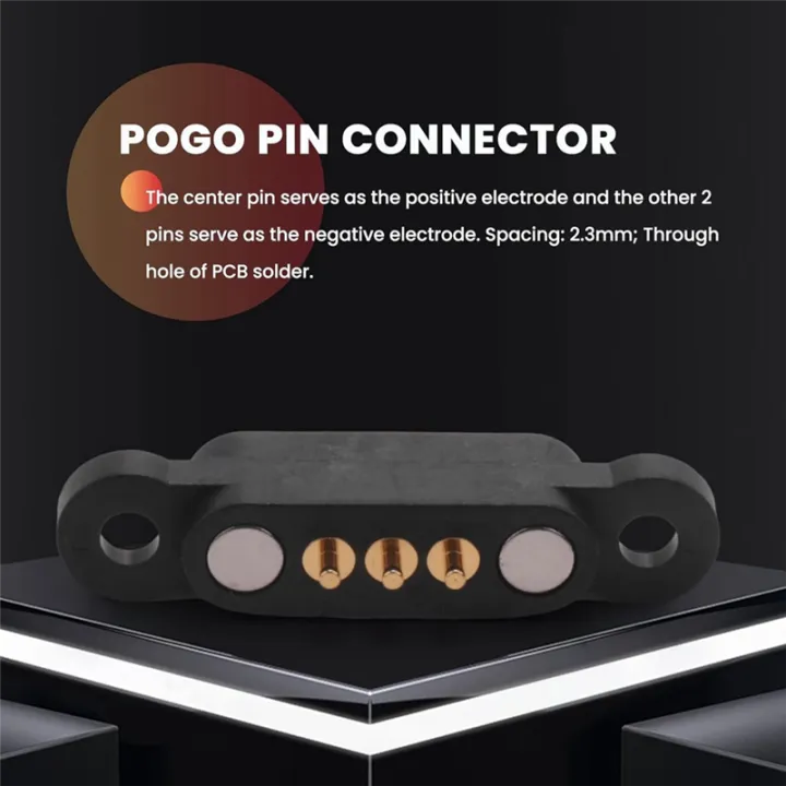 20Pairs%203Pin%20Spring%20Loaded%20Magnetic%20Pogo%20Pin%20Connector%203%20Positions%20Magnets%20Pitch%202.3MM%20Through%20Holes%20Male%20Female%20Probe%20Replacement%20-%20Image%202