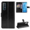 Case For Oppo Reno3 Pro 4G Casing Flip Leather Card Case + Tpu Silicone Back Cover Soft Phone Case.