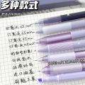 7Pcs/Box Minimalist Transparent 0.5mm Gel Pen High-Quality St Tip Signature Pen Student Quick-Drying Black Ink Pen. 