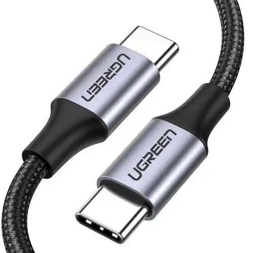 UGREEN%20US261%2050152%20USB-C%20to%20USB-C%20PD%203A%20Max%2060W%20Braided%20Fast%20Charging%202%20Meter%20Cable%20-%20Image%202