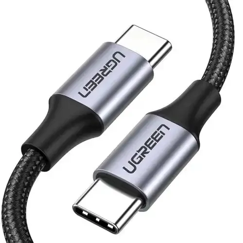 UGREEN%20US261%20USB-C%20to%20USB-C%20PD%203A%20Max%2060W%20Braided%20Fast%20Charging%20Cable%20-%20Image%202