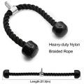 TRICEP ROOF -BLACK HEAVY DUTY,NYLON BRAIDED ROPE. 