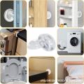 Round Self-Adhesive Clear Door Stopper Rubber Damper Buffer Cabinet Muffler Wall Protector Door Handles Bumper Protective Plug.