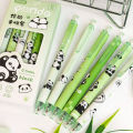 6Pcs Cute Panda Gel Pens Kawaii Pen Set Quickly-Drying Black Pens Office School Supplies Kawaii Aesthetic Stationery. 