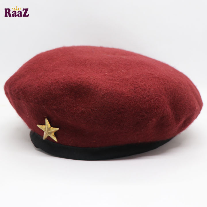 Maroon Golden Star Che Guevara Hat Cap For Men Cap Cap For Men