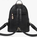 Women's Mini Backpack Luxury PU Leather Backpack Cute Graceful Bagpack Small School Bags for Girls with Ball Pendant.