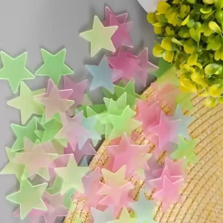 100%20PCS%203D%20Star%20Luminous%20Wall%20Stickers%20-%20Image%203
