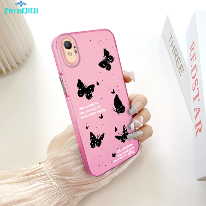 ZeroQiQi for OPPO A37 A37F NEO 9 Back Cover Black Butterfly Creative Contrast Color Hard Phone Case for Boy Girl